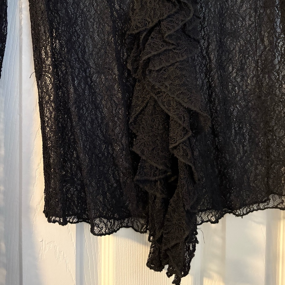 Mango Lace Ruffle Top - Picture 4 of 5